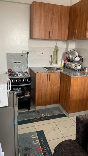 Studio Deluxe, quang cảnh thành phố | Bếp riêng