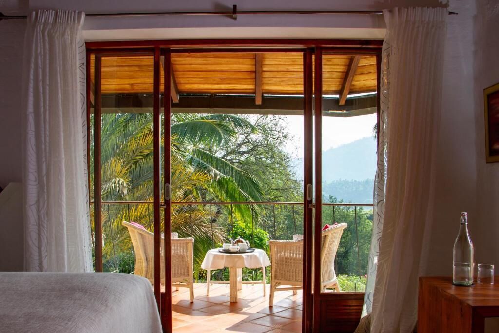 Deluxe-Doppelzimmer, Balkon, Gartenblick