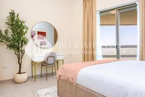 Apartment, Balcony, City View - Bloomfields 1Br Azure Stay Ajwan (Abu Dhabi)
