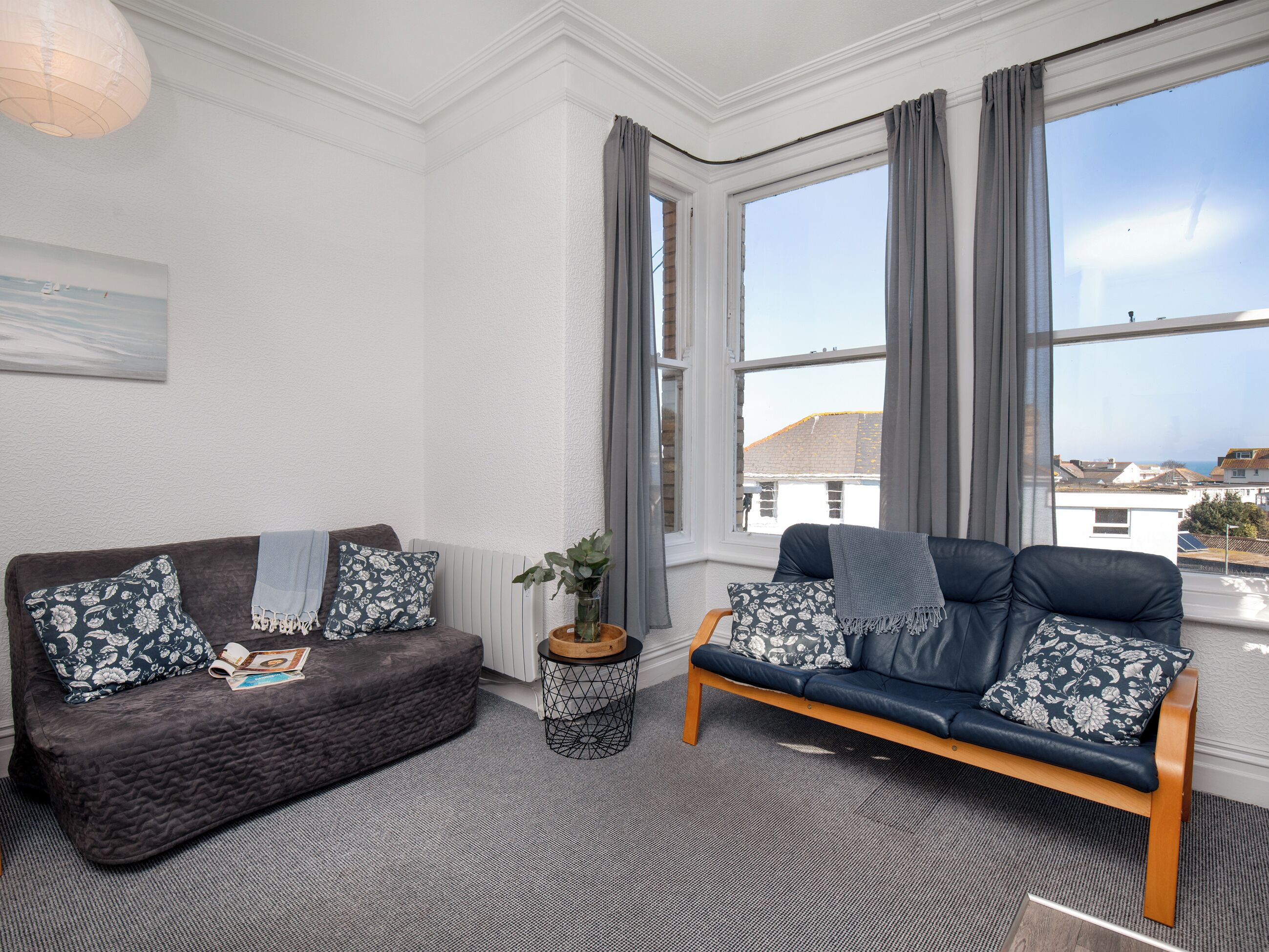 Living area | Sea Views - Atherfield Apartments, Paignton