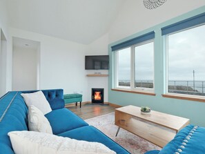 Fernseher, Kamin