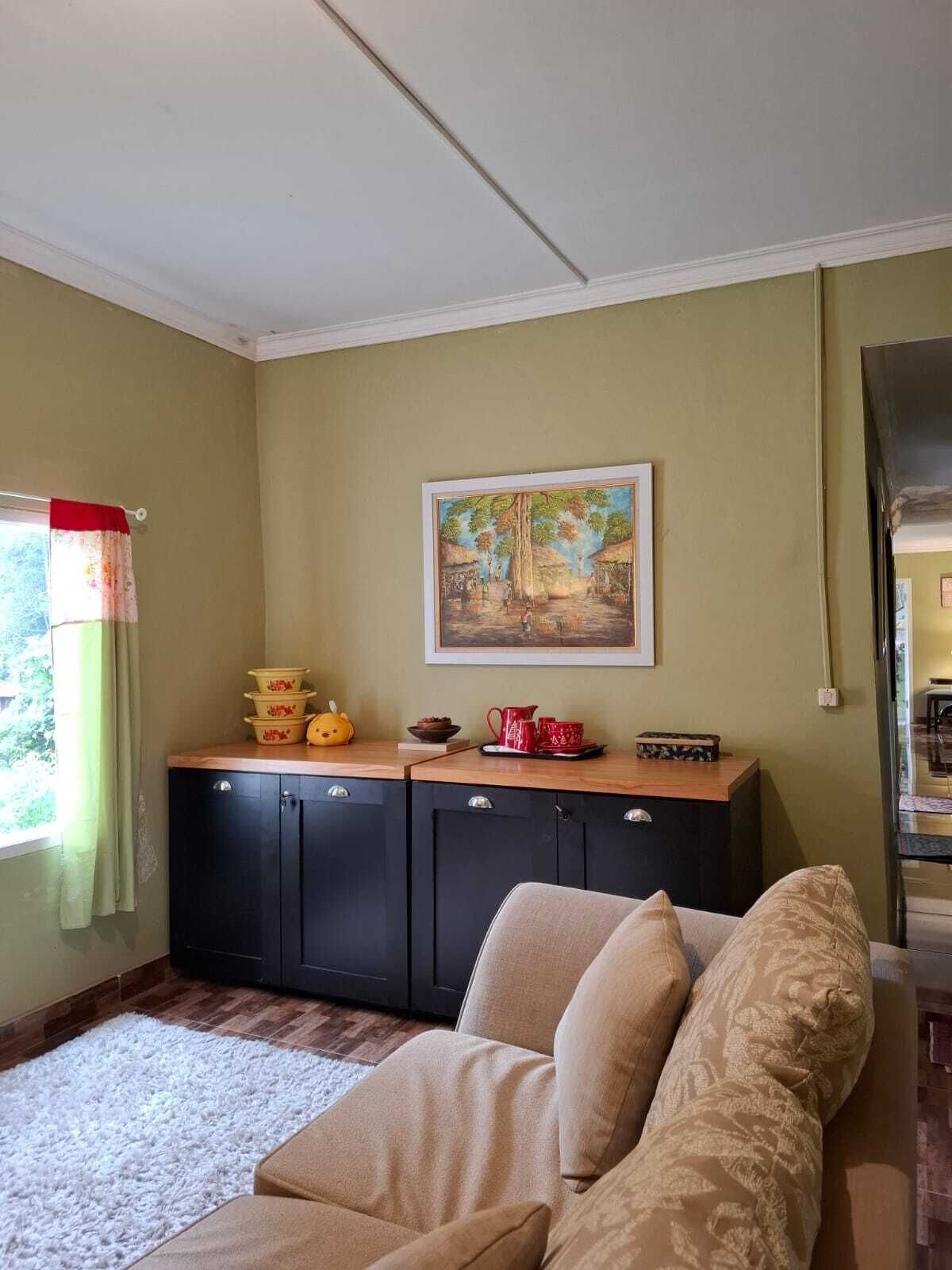 Habitació familiar, vistes a la muntanya | Sala d'estar