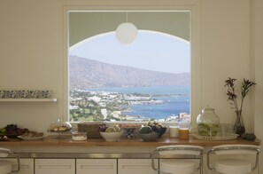 Dining - Villa Olivene, Divine Sea Views, Private Infinity Pool, Furnished Terrace,. (Crete)