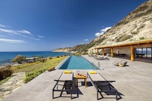 Pool - Villa Caelora, Divine Sea Views, Private Infinity Pool, Furnished Terrace, Arvi (Crete)