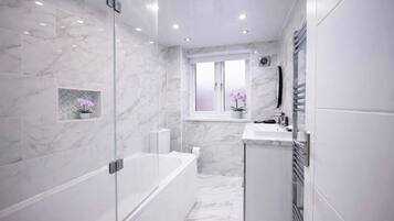 Shower, hair dryer