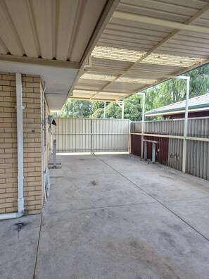 Property grounds - The little house that could
Lots of space for activities
Furnished in boatwood (Armadale)