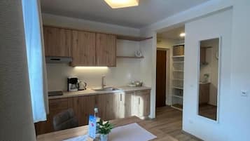 Studio Apartment Möselalm | Cucina privata | Seggiolone