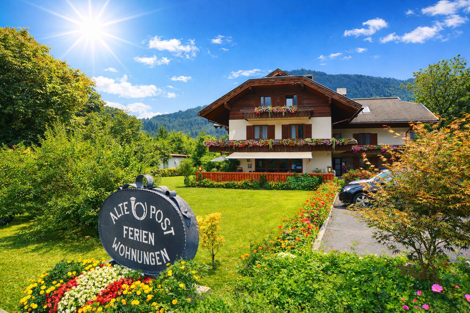 Fachada de la propiedad