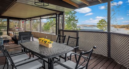 Beaver Lake View Cabin +Paddleboard+Bike Trails+Boat Dock+Deer+ Nature