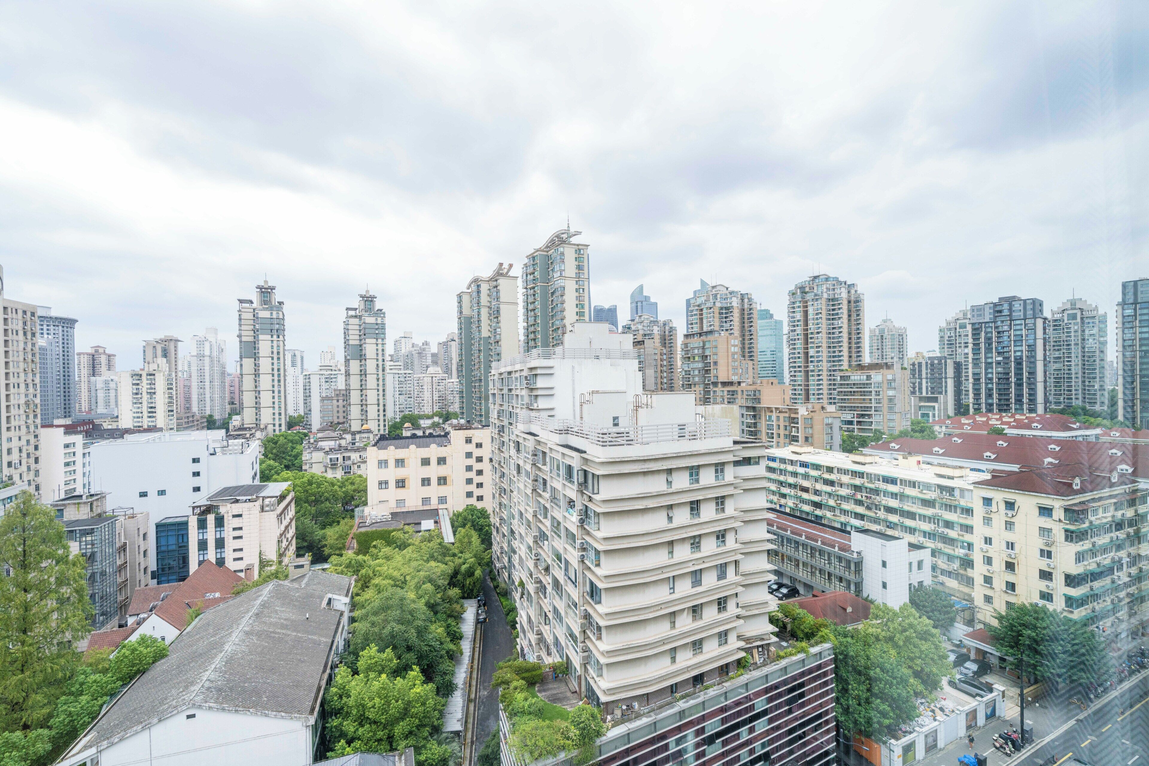 Habitación superior, varias camas, para no fumadores, vista a la ciudad | Vista desde la habitación