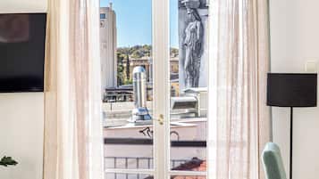 Stadsutsikt från boendet