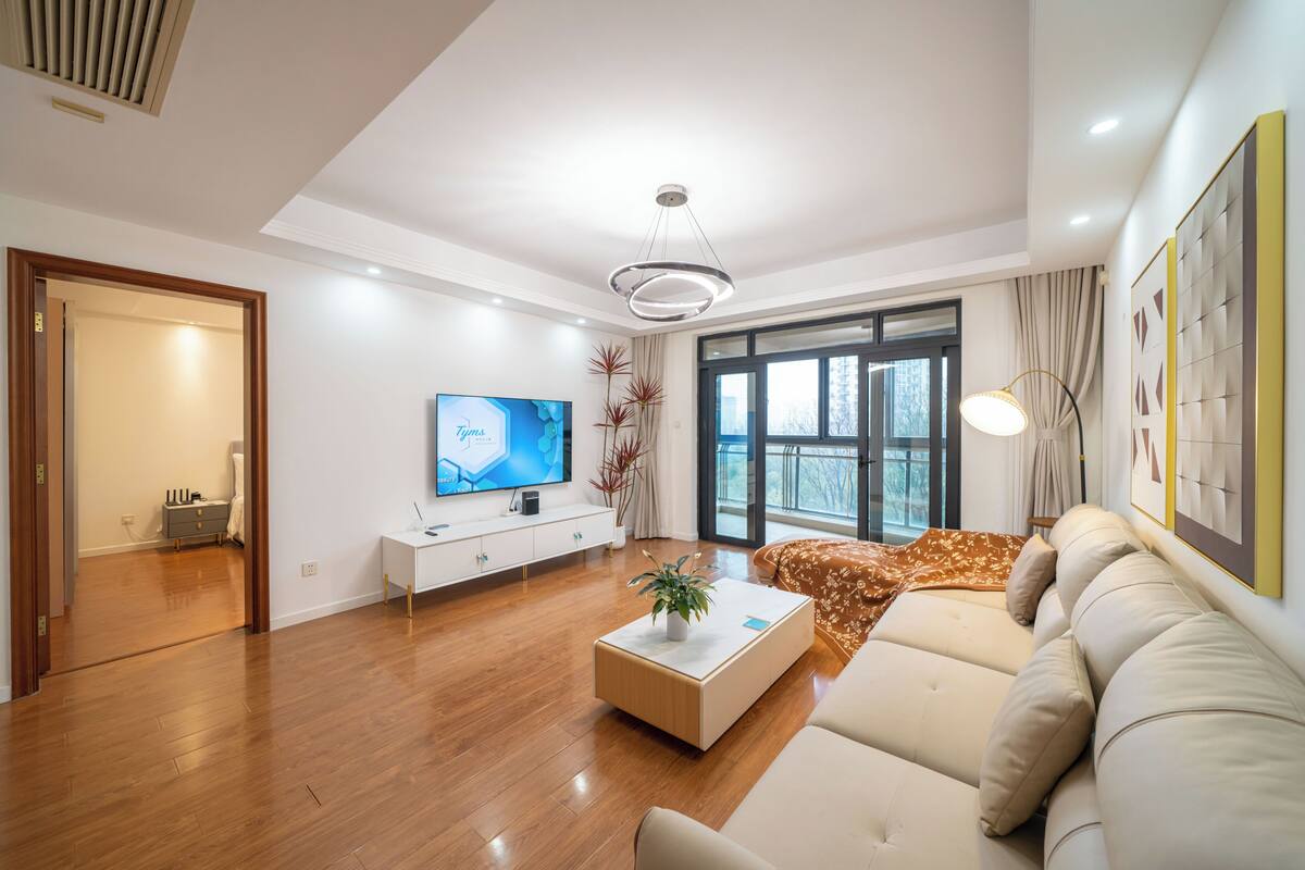 Phòng Suite dành cho gia đình, nhiều giường, không hút thuốc, bếp | Khu phòng khách