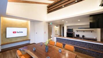 Villa – design, 3 soverom | Spiseområde på rommet