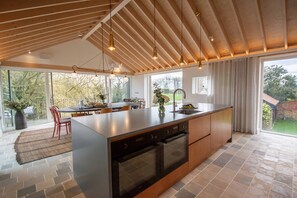 Fridge, microwave, stovetop, dishwasher - With views to die for and spaces to live for, this beautiful barn conversion will make your heart sk (Stratford St. Andrew)