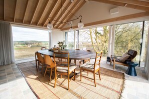 Dining - With views to die for and spaces to live for, this beautiful barn conversion will make your heart sk (Stratford St. Andrew)