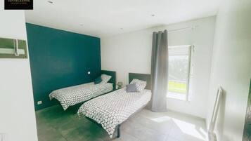 2 habitaciones, wifi y ropa de cama