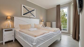 1 bedroom, WiFi (free), bed sheets