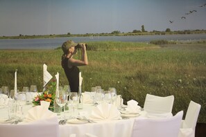 Utendørs bankettområde