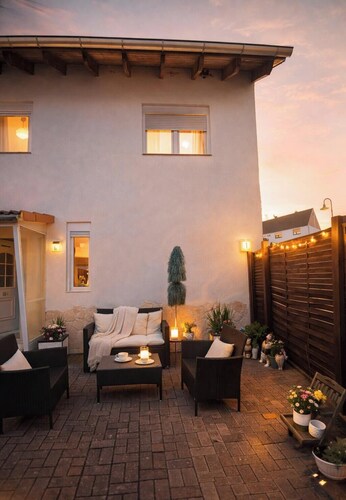 Village house in a quiet location, green oasis vacation home