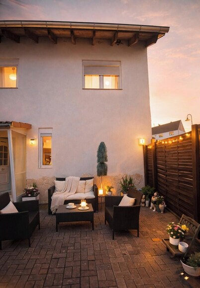 Village house in a quiet location, green oasis vacation home