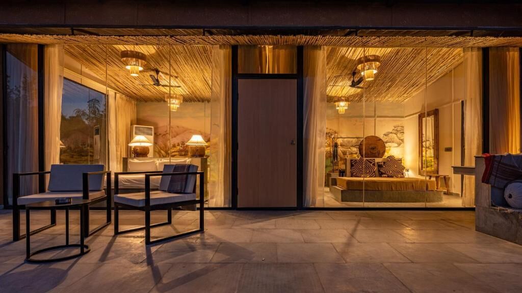 Bungalow exclusif, 1 chambre, patio, vue sur le jardin | Intérieur