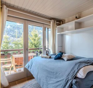 1 bedroom, bed sheets - La Grange Neuve I T1 I Les Gets (Les Gets)