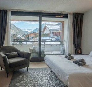 Iron/ironing board, WiFi, bed sheets - Chez Damien I Studio I Morzine (Morzine)