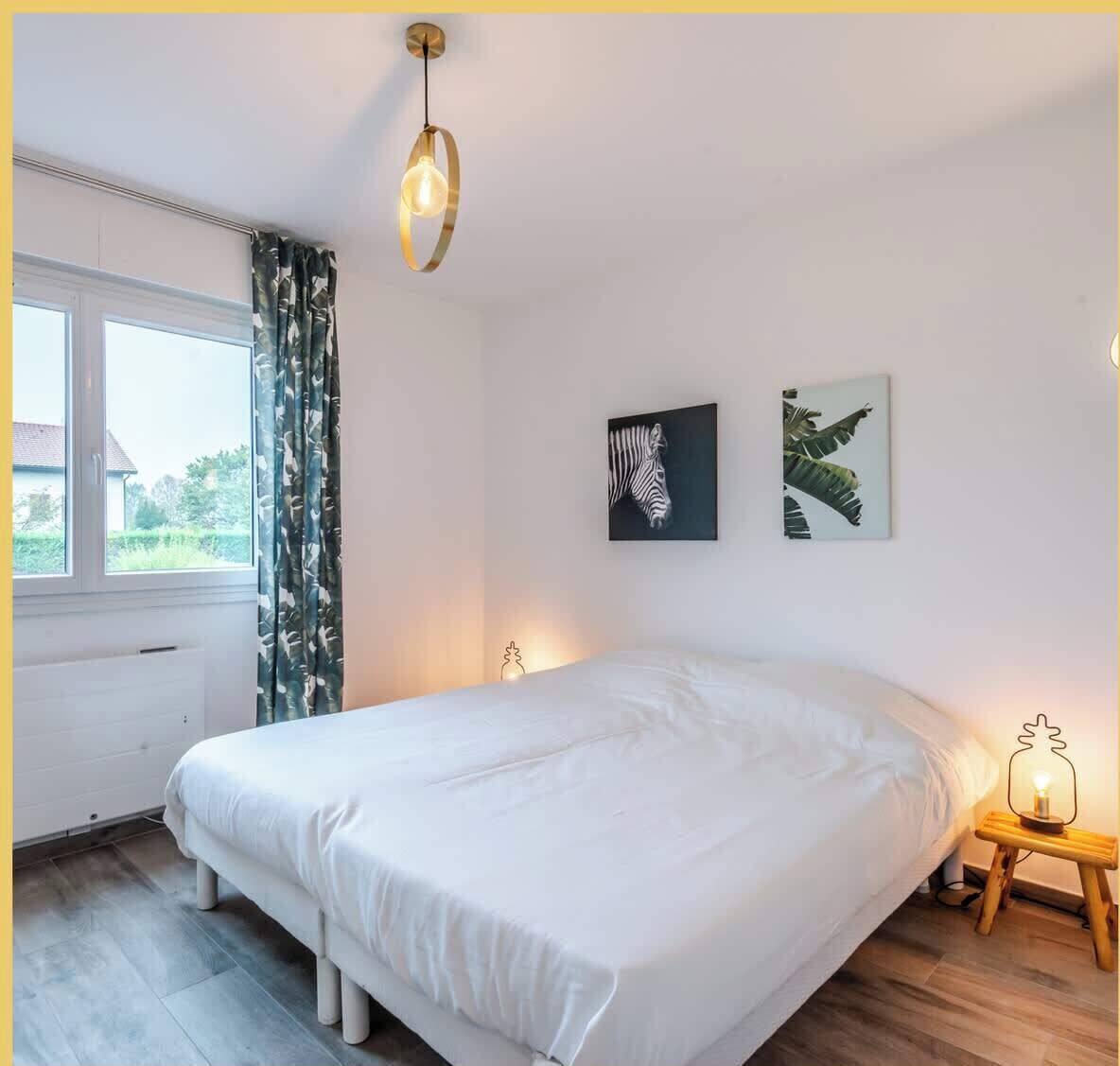 2 chambres, Wi-Fi, draps fournis