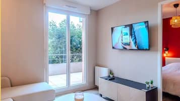 2 chambres, fer et planche à repasser, Wi-Fi, draps fournis