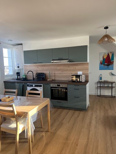Atlantic getaway, sea, beach and relaxation apt type 3 furnished and equipped