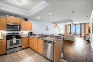 Stovetop, dishwasher - Unit 521 - Holiday Isle 521 (Dauphin Island)