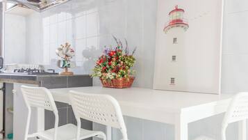 Appartement Confort, vue montagne | Salle Ă manger