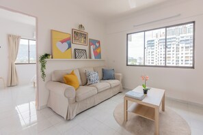 Apartamento Confort, vistas a la montaña | Zona de estar