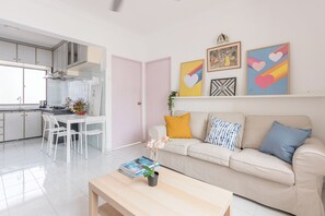 Apartamento Confort, vistas a la montaña | Zona de estar