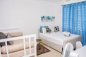 Deluxe Studio Suite | Living area - Marve 408 Stylish Studio Apartment (Mtwapa)