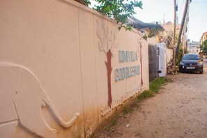 Voorkant van accommodatie