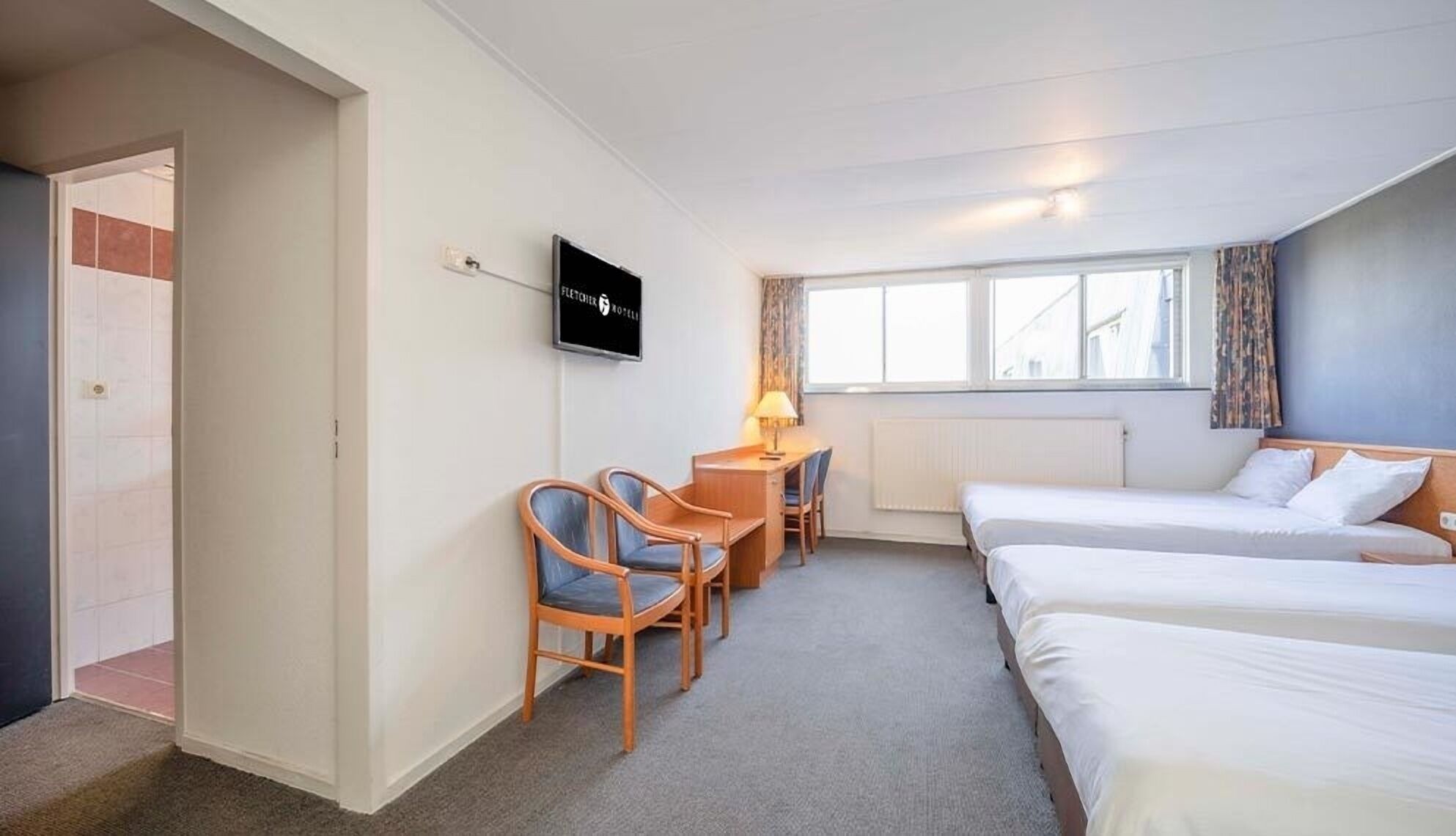 Settle in after exploring with comfy seating and TV.