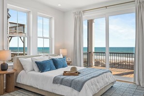 6 bedrooms, iron/ironing board, free WiFi, bed sheets - New 2026 Oceanfront 6BR East Side Duplex w/ Pool, Elevator & Game Room (Emerald Isle)