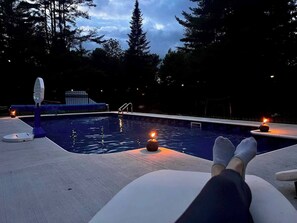 Pool - Private Adirondack Family Retreat. (Moriah)