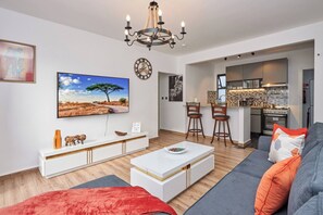 Living area - Sunset Escape Apartment Modern & Spacious Two Bedroom in Tatu City (Ruiru)