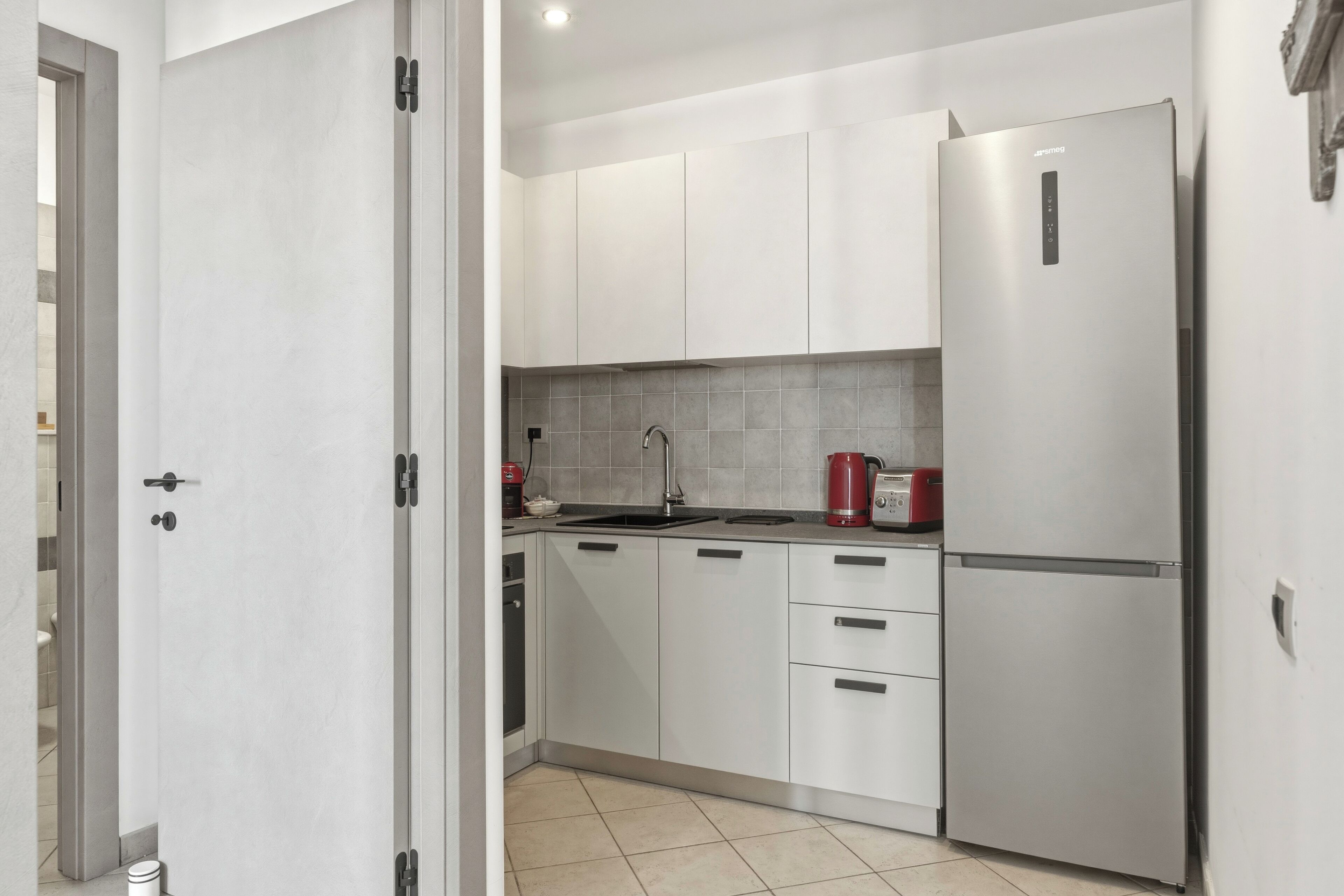 Apartemen Standar, balkon, pemandangan laut | Dapur pribadi