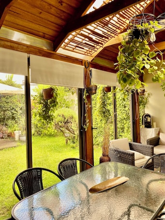 Dining. Curico FULL furnished house, central location, roofed parking lot