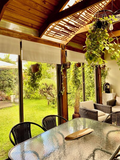 Curico FULL furnished house, central location, roofed parking lot