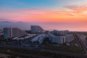 Deluxe Condo, 1 King Bed, Beach View | Aerial view