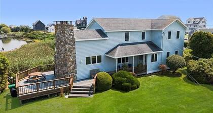 NEW Premier Waterfront Home Triple Master w/Private Dock-Walk to Matunuck Beach