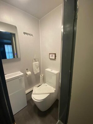 Habitación económica, vistas al jardín | Baño