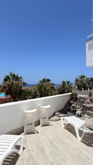 Apartment, Bay View | Terrace/patio - Costa Adeje AC-A Sunset Ocean View (Adeje)