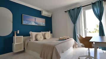 Blackout curtains, iron/ironing board, free WiFi