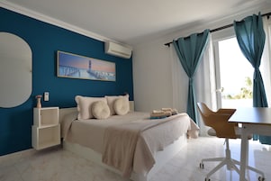 Blackout curtains, iron/ironing board, free WiFi