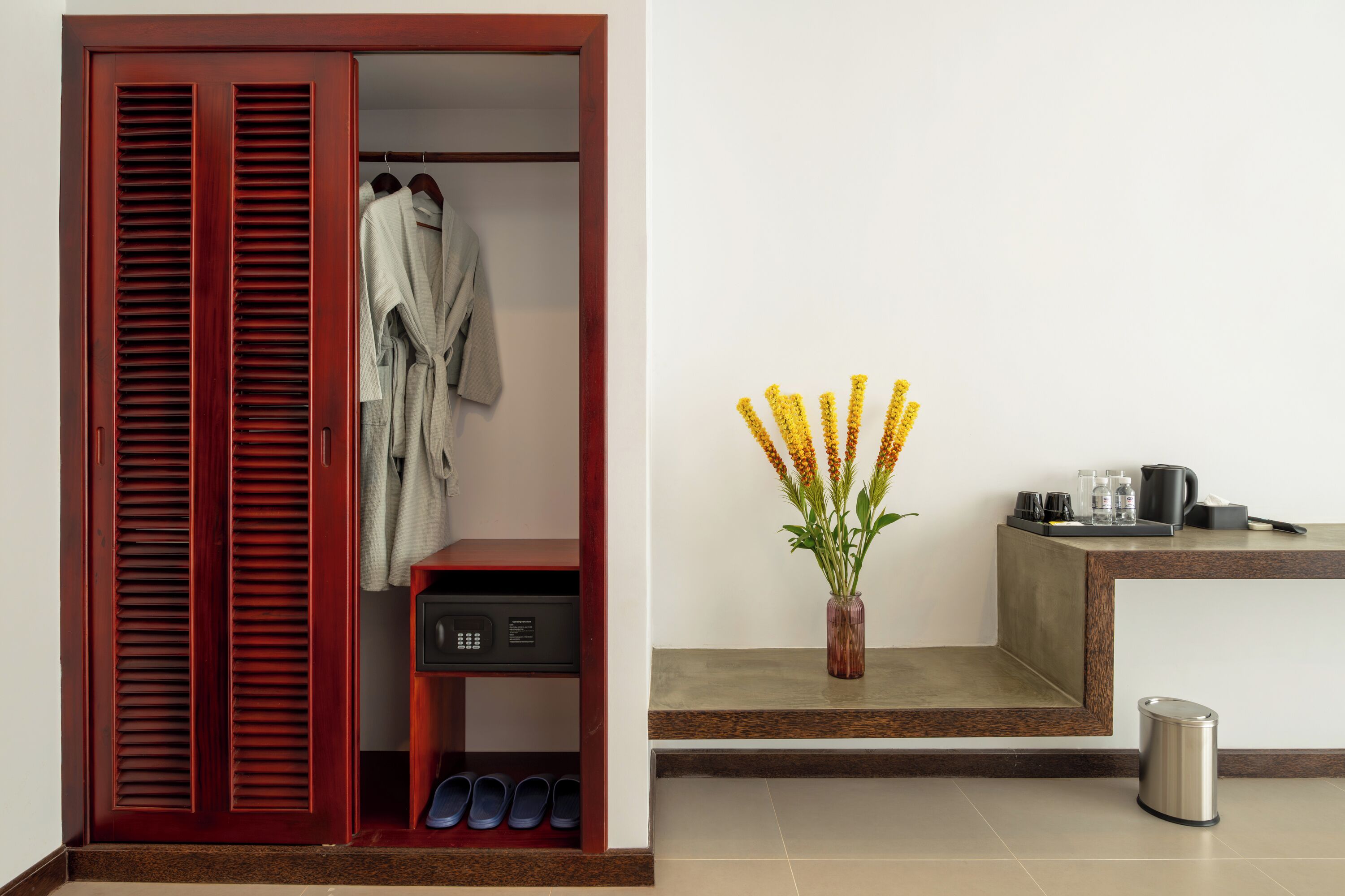Villa Deluxe, 5 chambres, balcon, vue sur la piscine | Coffre-fort